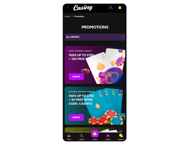 Discover the Exciting Casiny Casino No Deposit Bonus